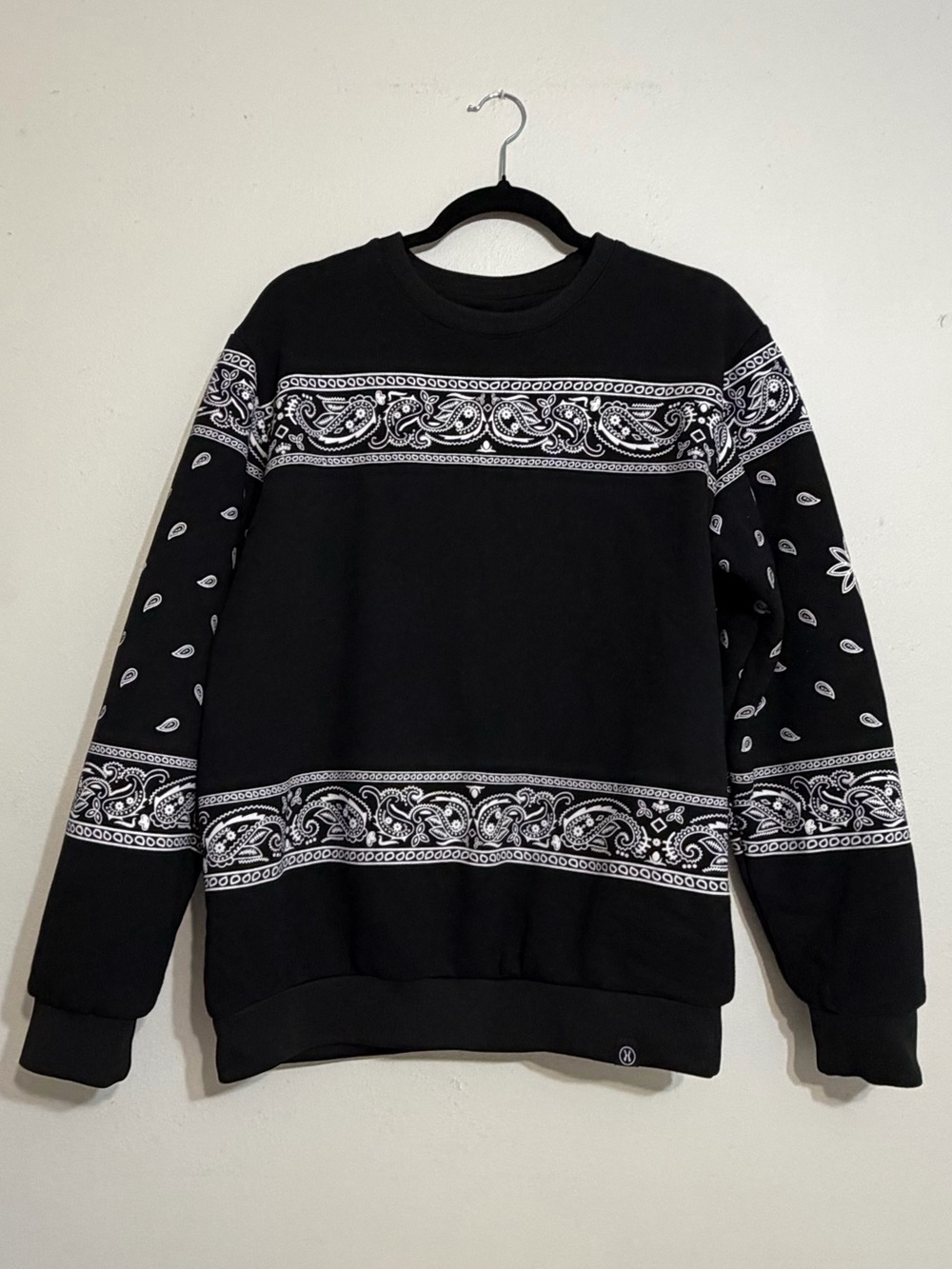 Hudson Outerwear Mens Black Crewneck Sweater